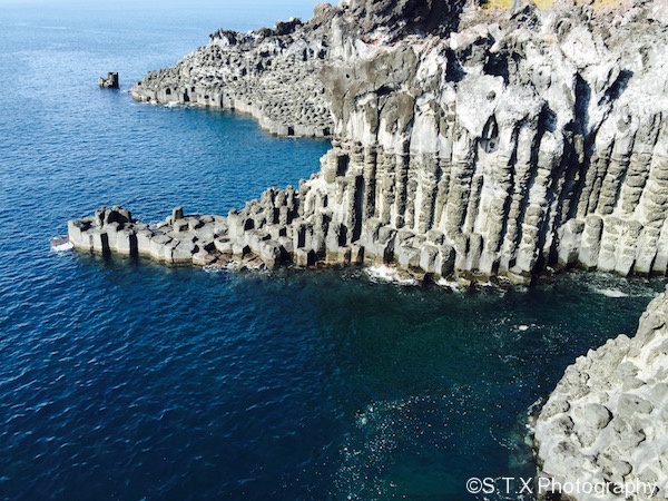 济州岛柱状节理带