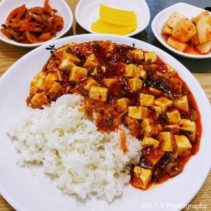 麻婆豆腐盖浇饭