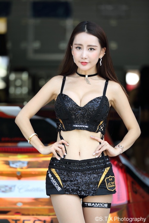 金美珍、韩国美女车模