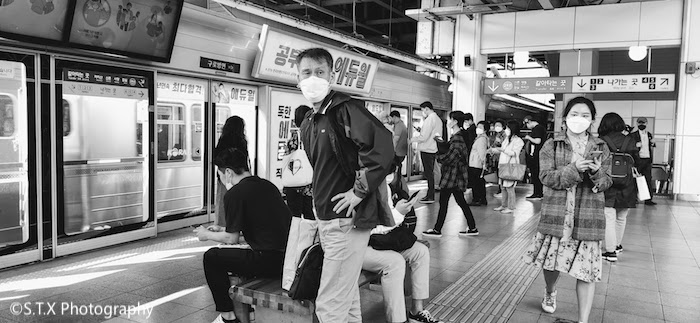 首尔地铁1号线新道林站、韩国新冠肺炎疫情