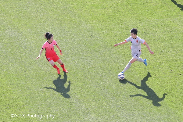 中韩女足奥预赛附加赛首回合