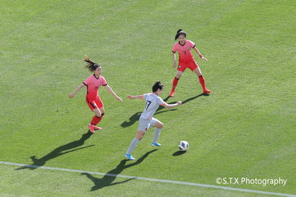 中韩女足奥预赛附加赛首回合