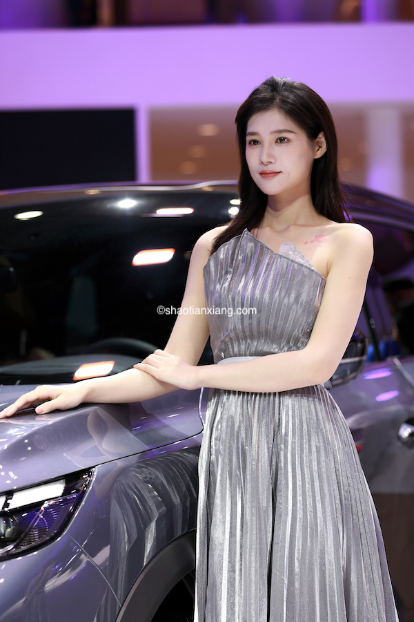 2021广州国际车展、中国美女车模