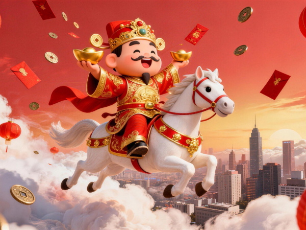 正月初五迎财神